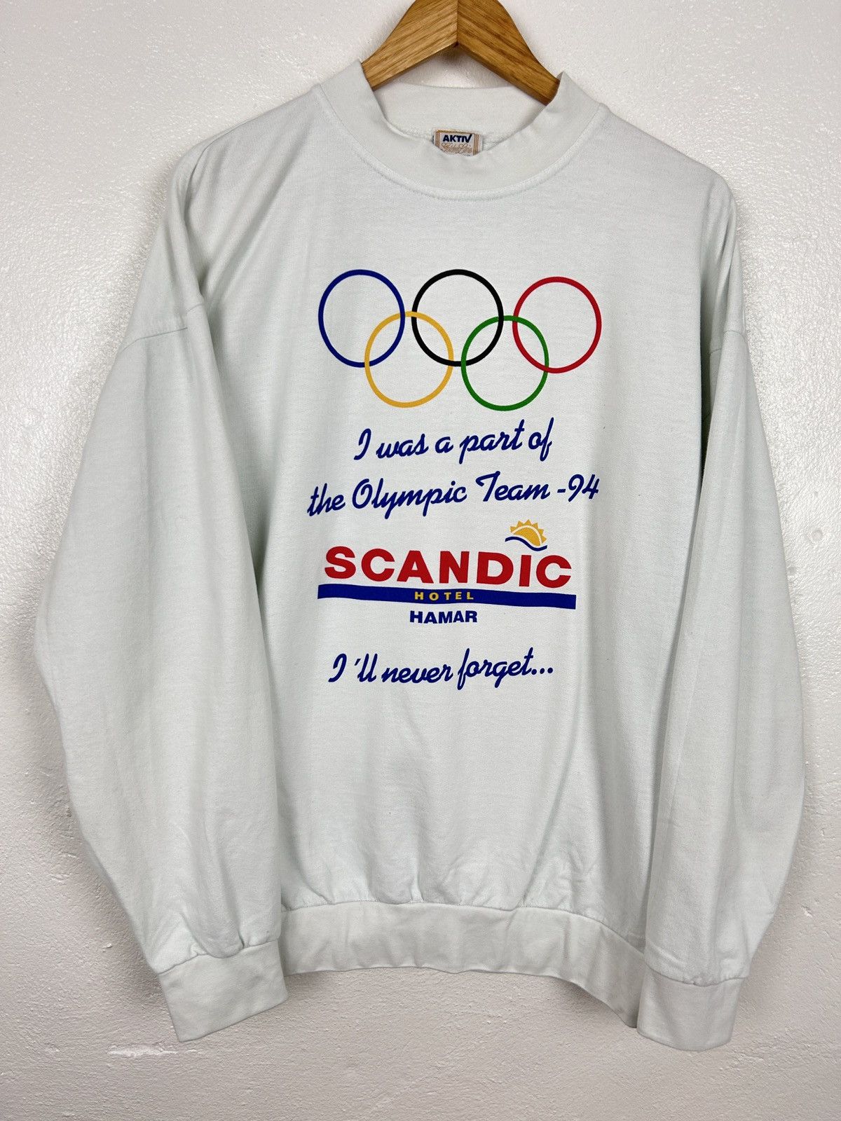 USA Olympics 90s I Was A Part Of Olympic Team 1994 Sweatshirt Crewneck Size US XL / EU 56 / 4 - 1 Thumbnail