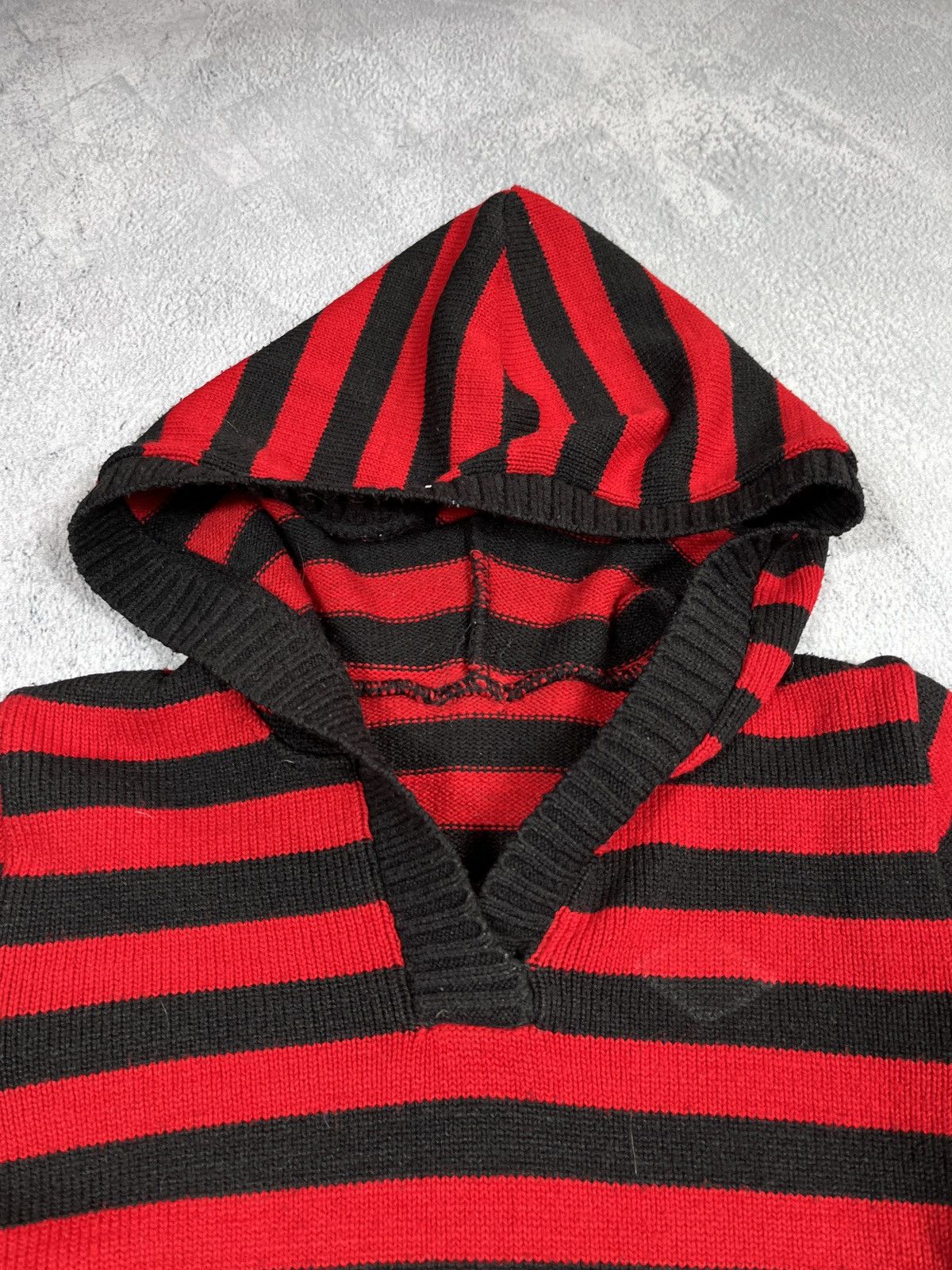 Other Vintage Y2K Japanese striped knit hoodie gothic opium S Size S / US 4 / IT 40 - 5 Thumbnail