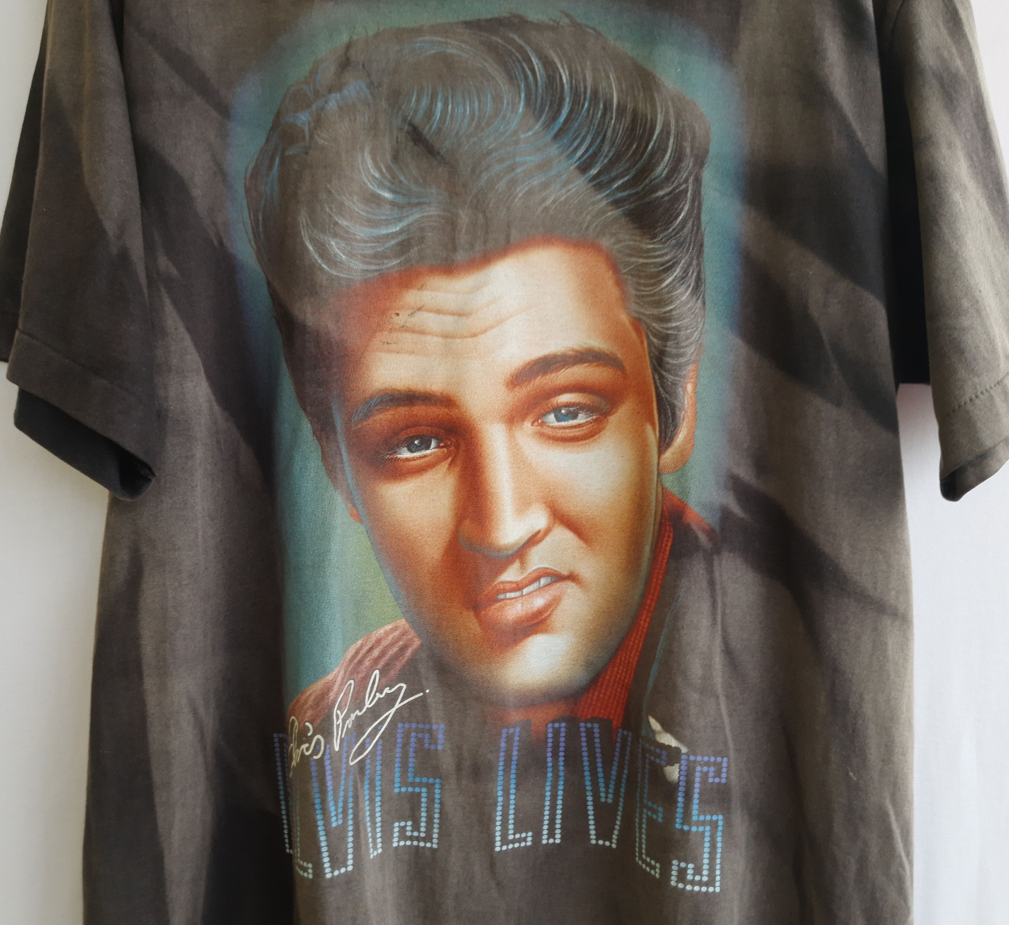 Band Tees Elvis Lives ELVIS PRESLEY T-Shirt Size US L / EU 52-54 / 3 - 3 Thumbnail