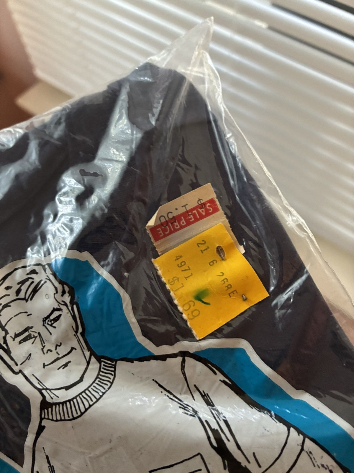 Vintage Vintage 1960’s navy blue pocket tee Size US L / EU 52-54 / 3 - 5 Thumbnail