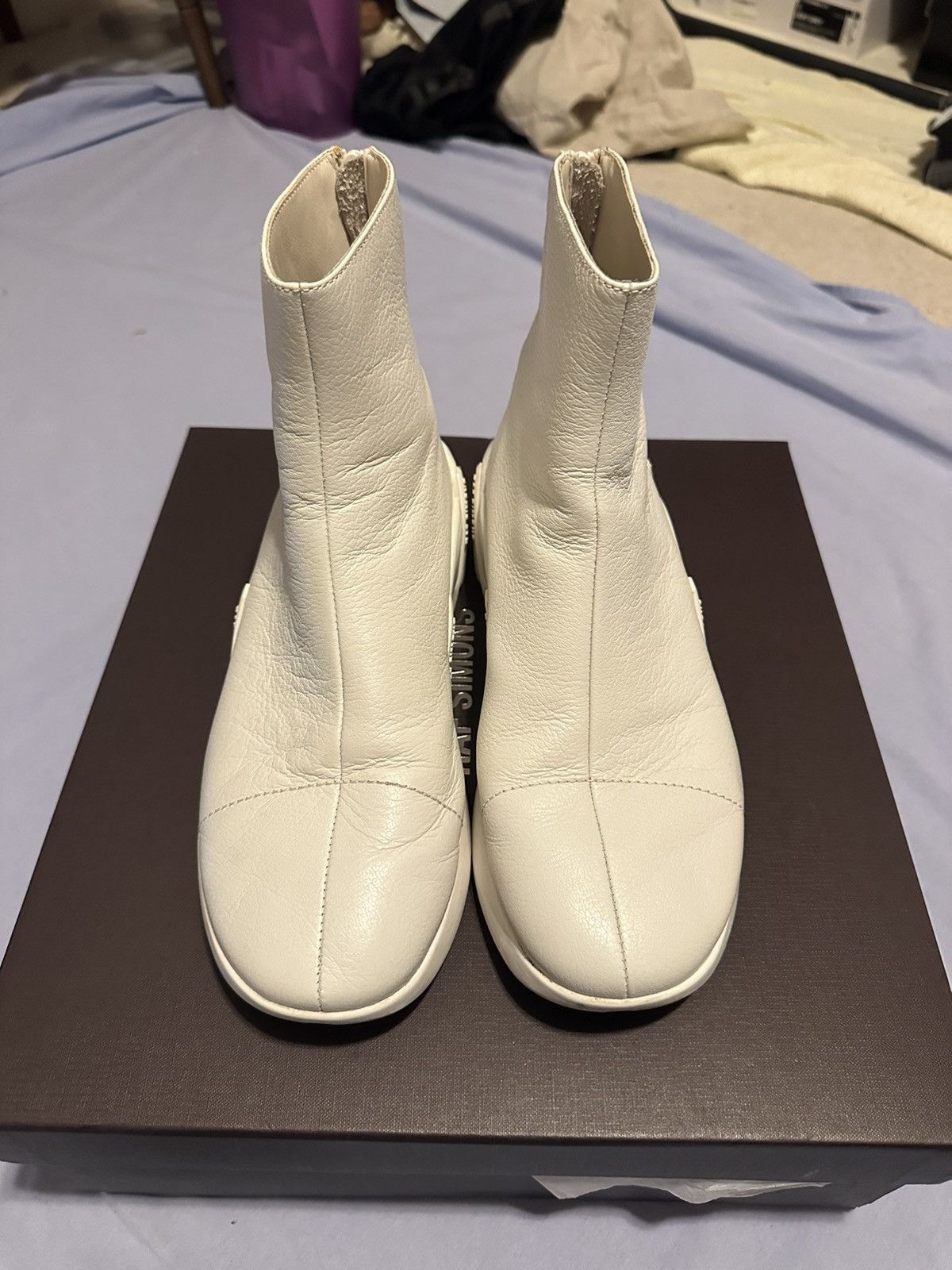 Raf Simons Raf Simons White Cylon Boots EU 40 Size US 8 / EU 41 - 2 Thumbnail