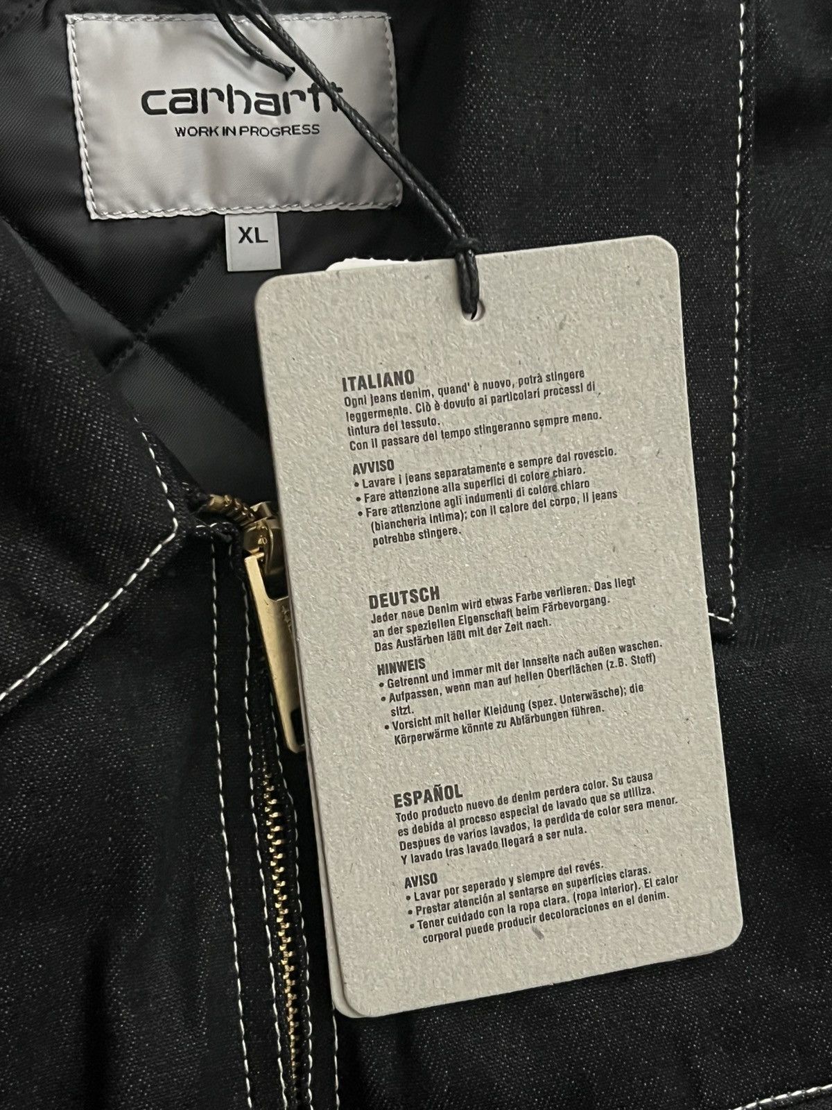 Carhartt Carhartt OG Detroit Jacket Black rigid XL Size US XL / EU 56 / 4 - 5 Thumbnail