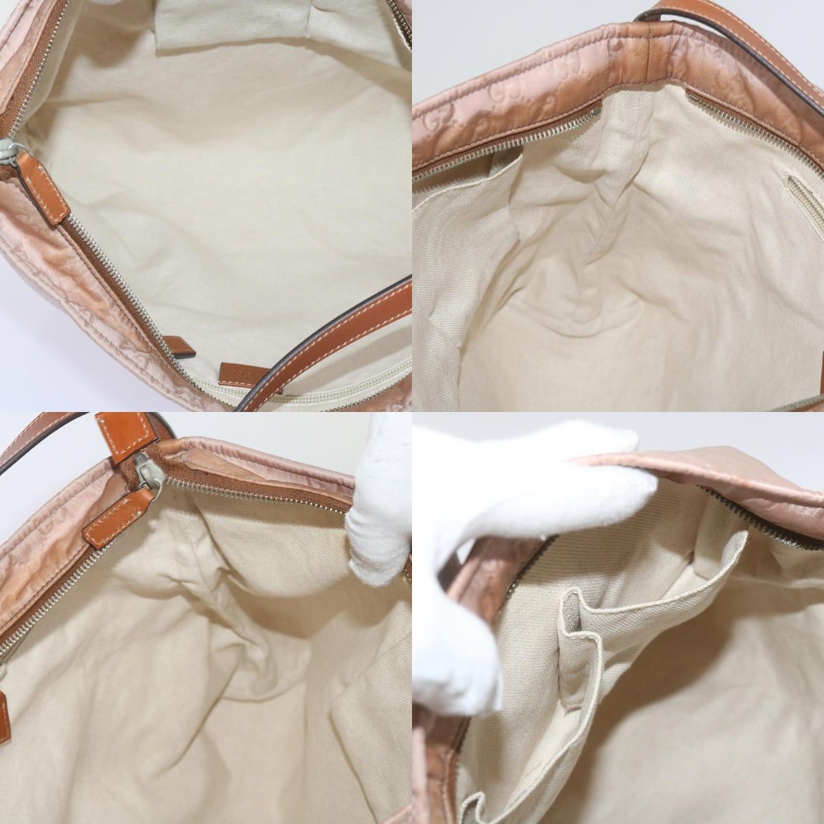Gucci GUCCI GG Canvas Shoulder Bag Pink Size ONE SIZE - 12 Thumbnail
