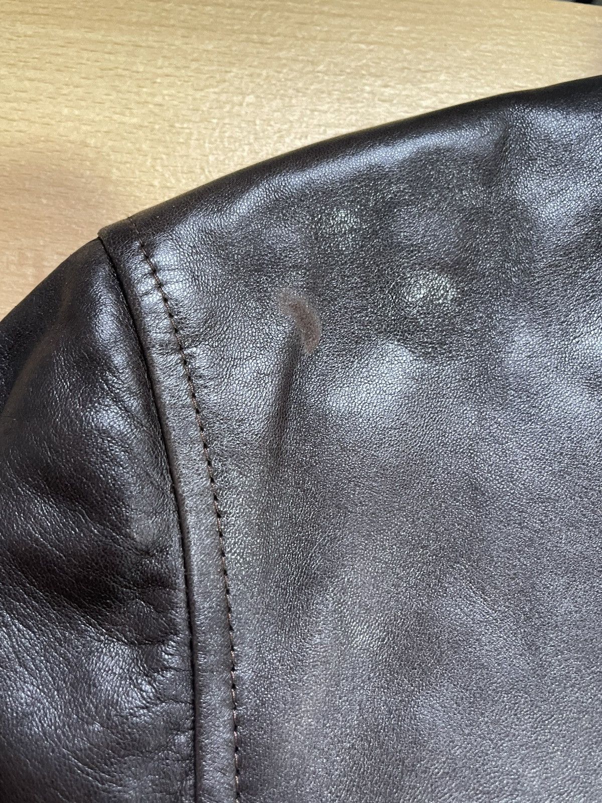 Bally Vintage BALLY Brown Soft Leather Jacket with Fur Collar Size US L / EU 52-54 / 3 - 21 Thumbnail