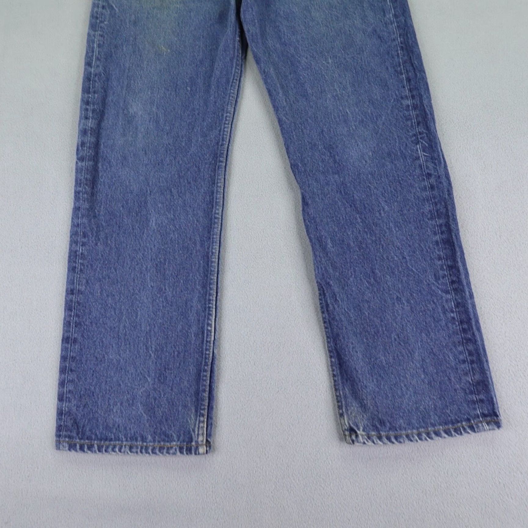 Levi's VINTAGE Levi's 501 Jeans Men 36x32 Blue Denim Straight Leg 80s Size US 33 - 3 Thumbnail