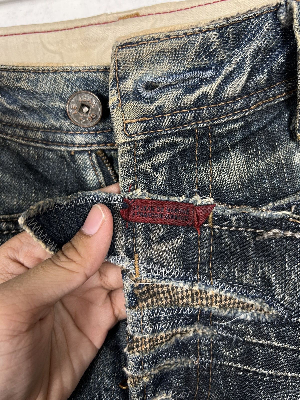Marithe + Francois Girbaud 🔥 MARITHE FRANCOIS GIRBAUD TEQ DESIGN DENIM Size US 34 / EU 50 - 13 Thumbnail
