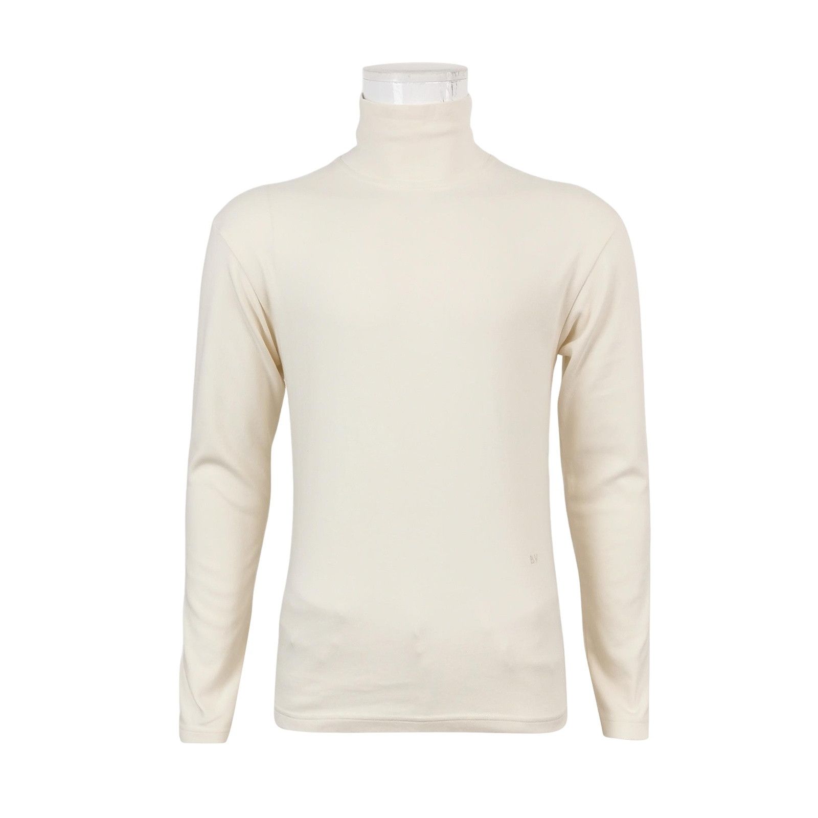 Bottega Veneta Bottega Veneta Beige High Neck T-Shirt Size S Size US S / EU 44-46 / 1 - 1 Thumbnail