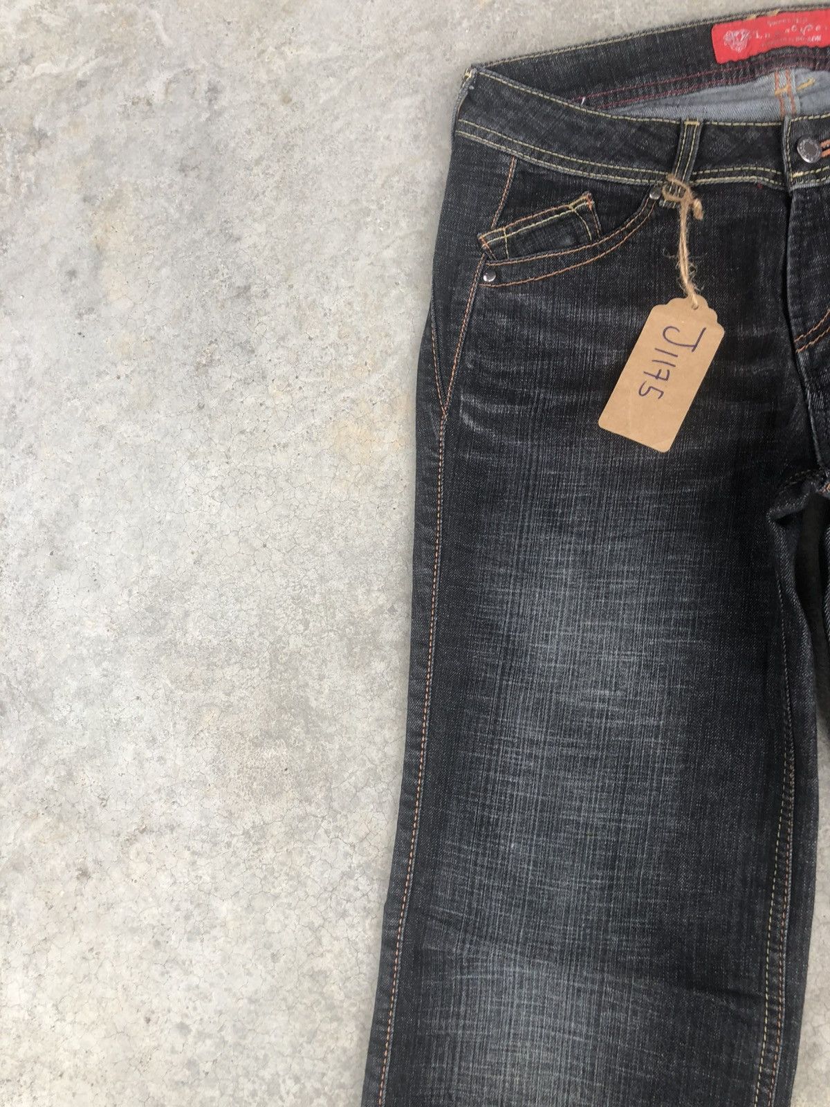 If Six Was Nine Japanese Bobson Flared Jeans Distressed Size US 29 - 4 Thumbnail