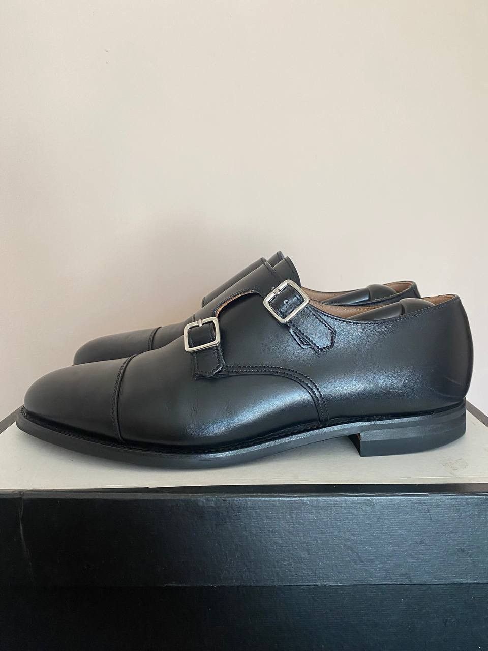 Crockett & Jones Crockett & Jones Lowndes 4 Double Monk Oxford Shoes Size US 7.5 / EU 40-41 - 4 Thumbnail