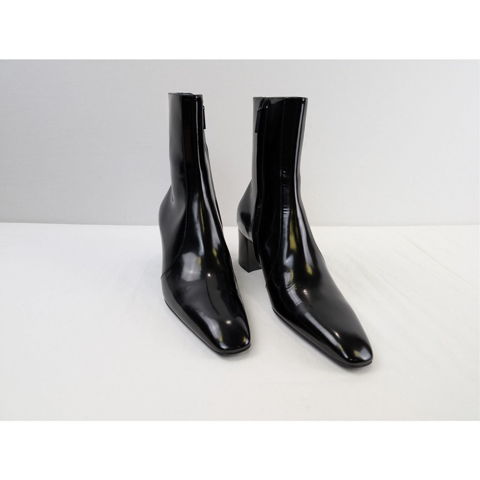 Saint Laurent Paris o1rshd1 XIV 70 Zipped Boots in Black Size US 8 / EU 41 - 6 Thumbnail