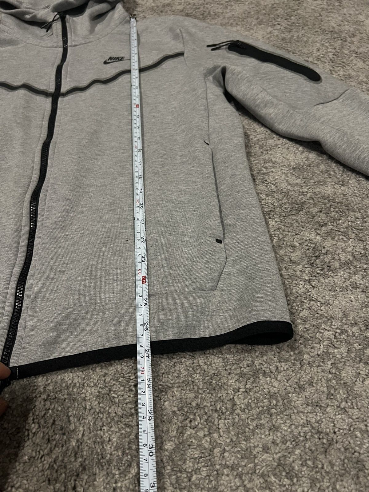 Nike Nike Tech Fleece gray hoodie zip Size US L / EU 52-54 / 3 - 12 Thumbnail
