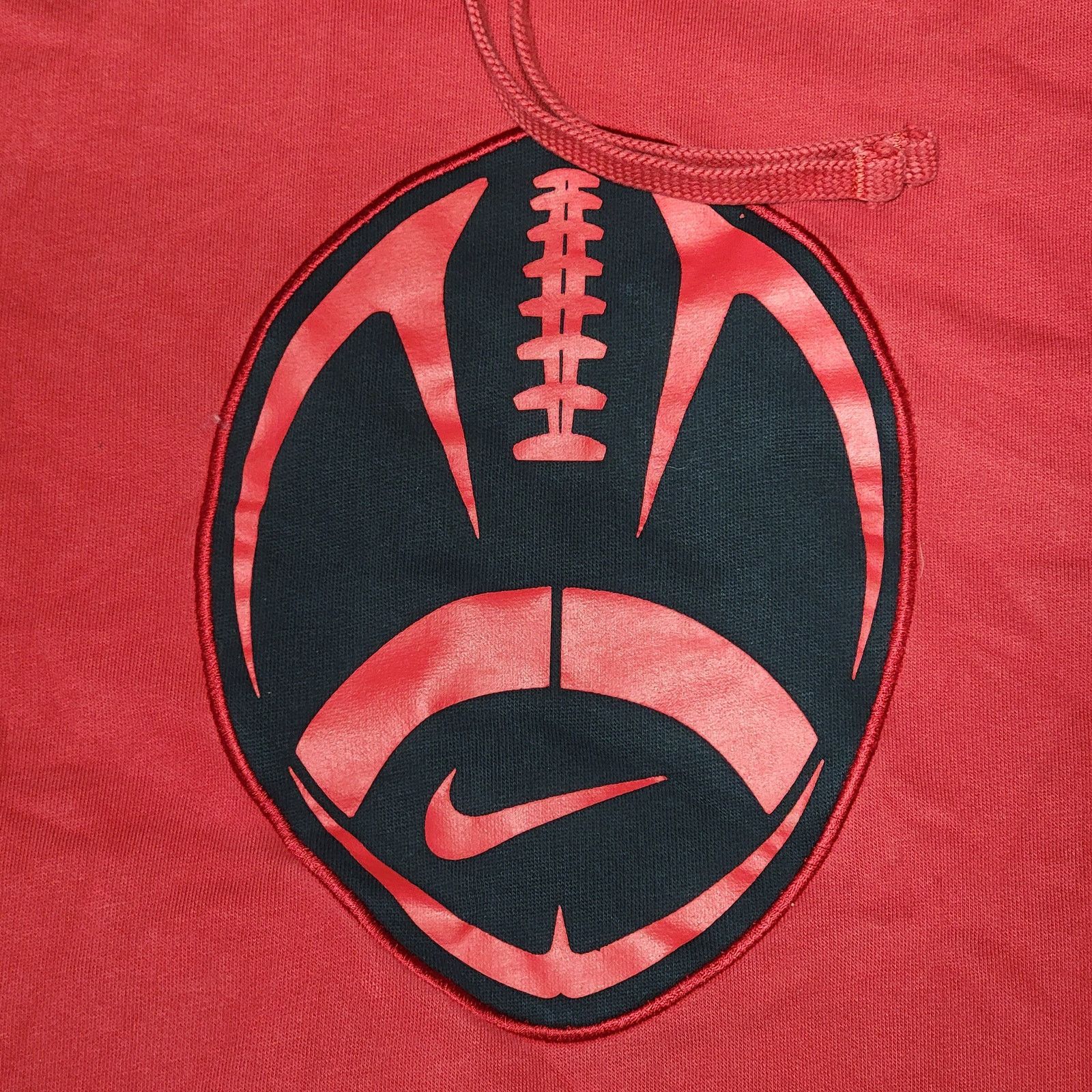 Nike VINTAGE Nike LS Pullover Hoodie Football Graphic - Size XL Size US XL / EU 56 / 4 - 3 Thumbnail