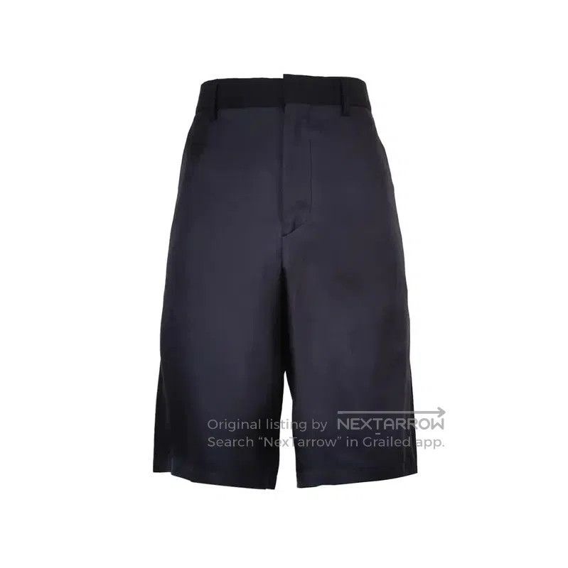 Prada Prada Black Cotton Embroidered Logo Men's Shorts. Size US 30 / EU 46 - 1 Thumbnail