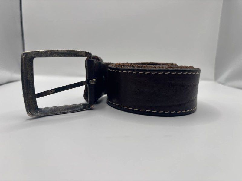 Vintage Vintage Italian Dark Brown Leather Belt INTENSO by Beluno Size ONE SIZE - 5 Thumbnail
