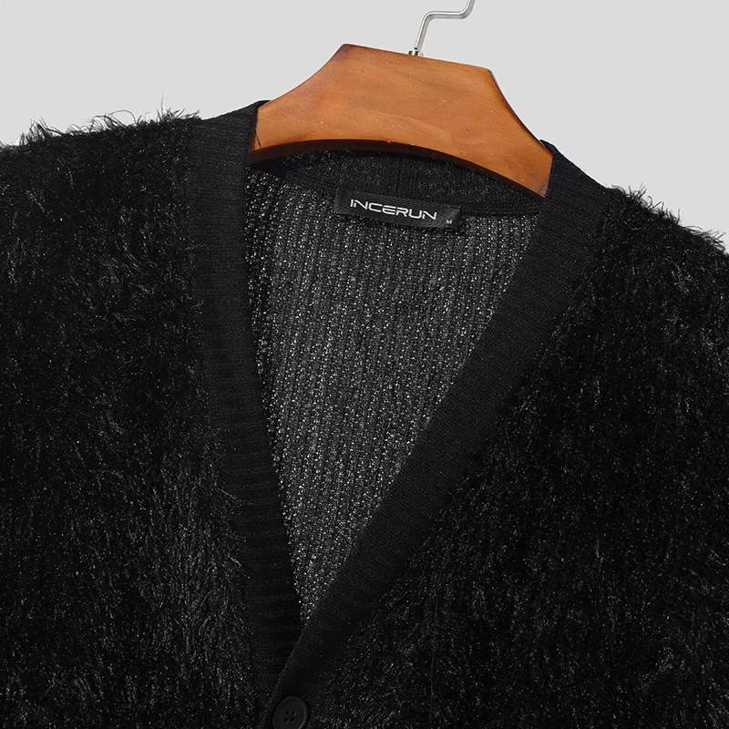 Japanese Brand × Vintage Men's Knitted Button Cardigan Size US M / EU 48-50 / 2 - 5 Thumbnail