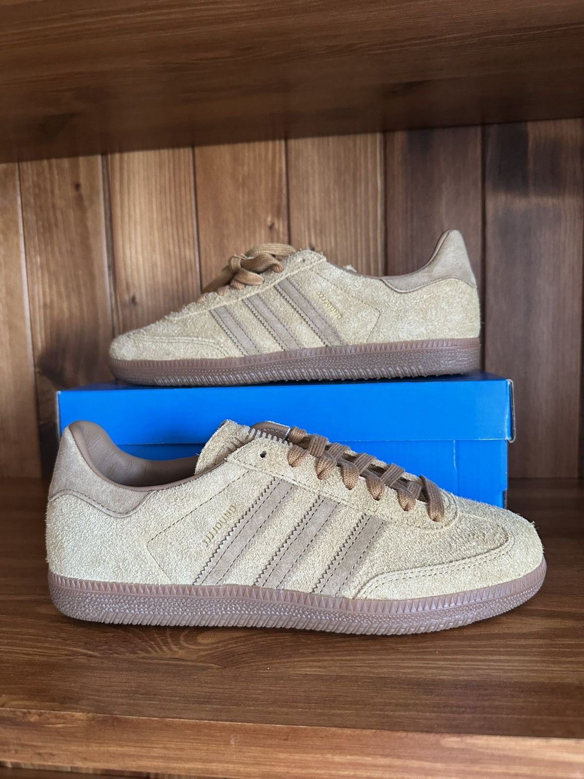adidas gazelle silver green womens Adidas x JJJJound Samba Shoes – Extra Butter