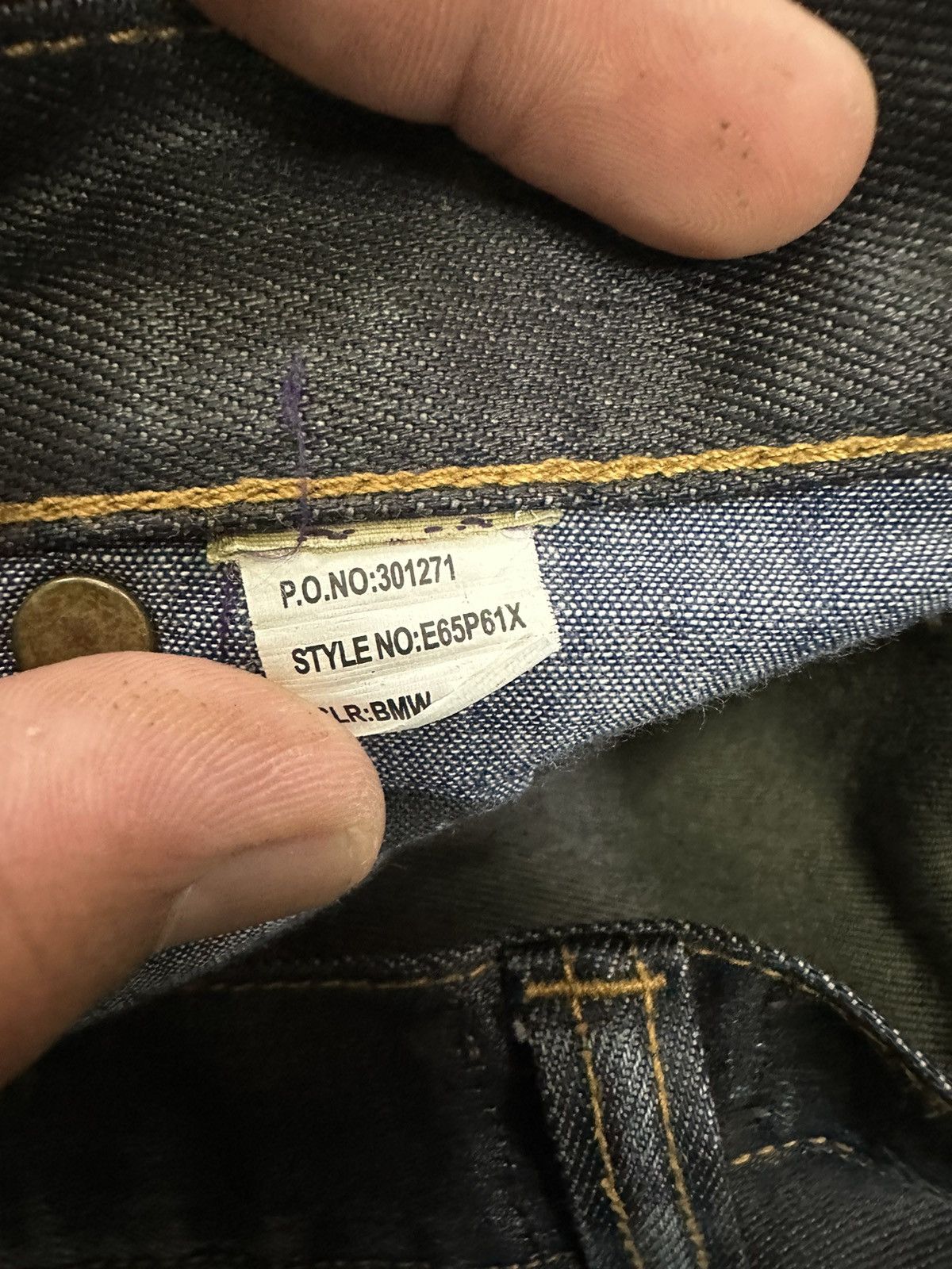 Prps PRPS BLUE DENIM WAX JEANS Size US 26 / EU 42 - 20 Thumbnail