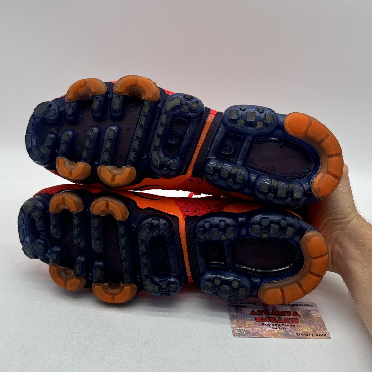 Nike Vapormax 2 orange red Spiderman Size US 11 / EU 44 - 7 Thumbnail