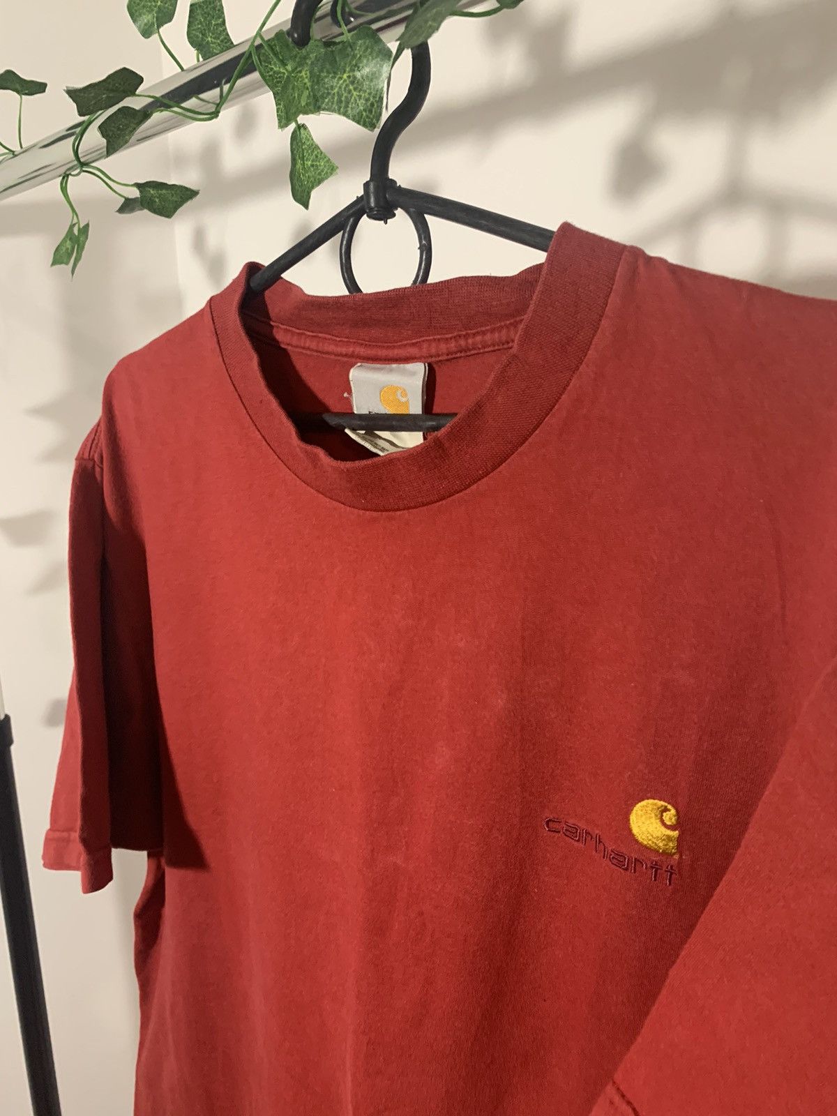 Carhartt × Vintage Carhatt WIP Pocket Logo T-shirt(custom) Red Size US L / EU 52-54 / 3 - 4 Thumbnail