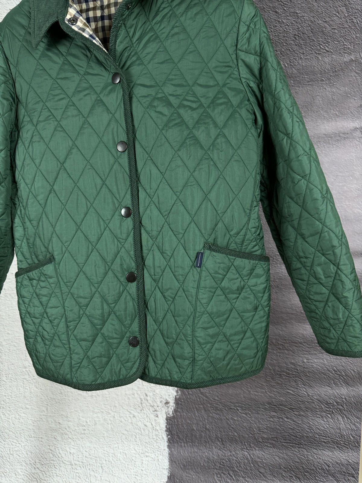 Aquascutum Aquascutum Green Quilted women’s jacket check size M Size M / US 6-8 / IT 42-44 - 7 Thumbnail
