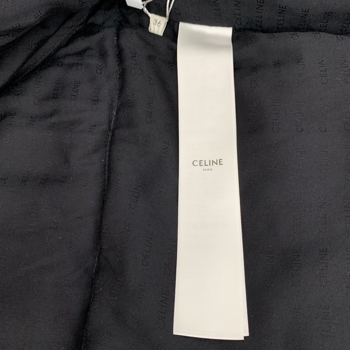 Celine Celine Black Arc de Triomphe Embroidered Down Coat Size XS / US 0-2 / IT 36-38 - 7 Thumbnail