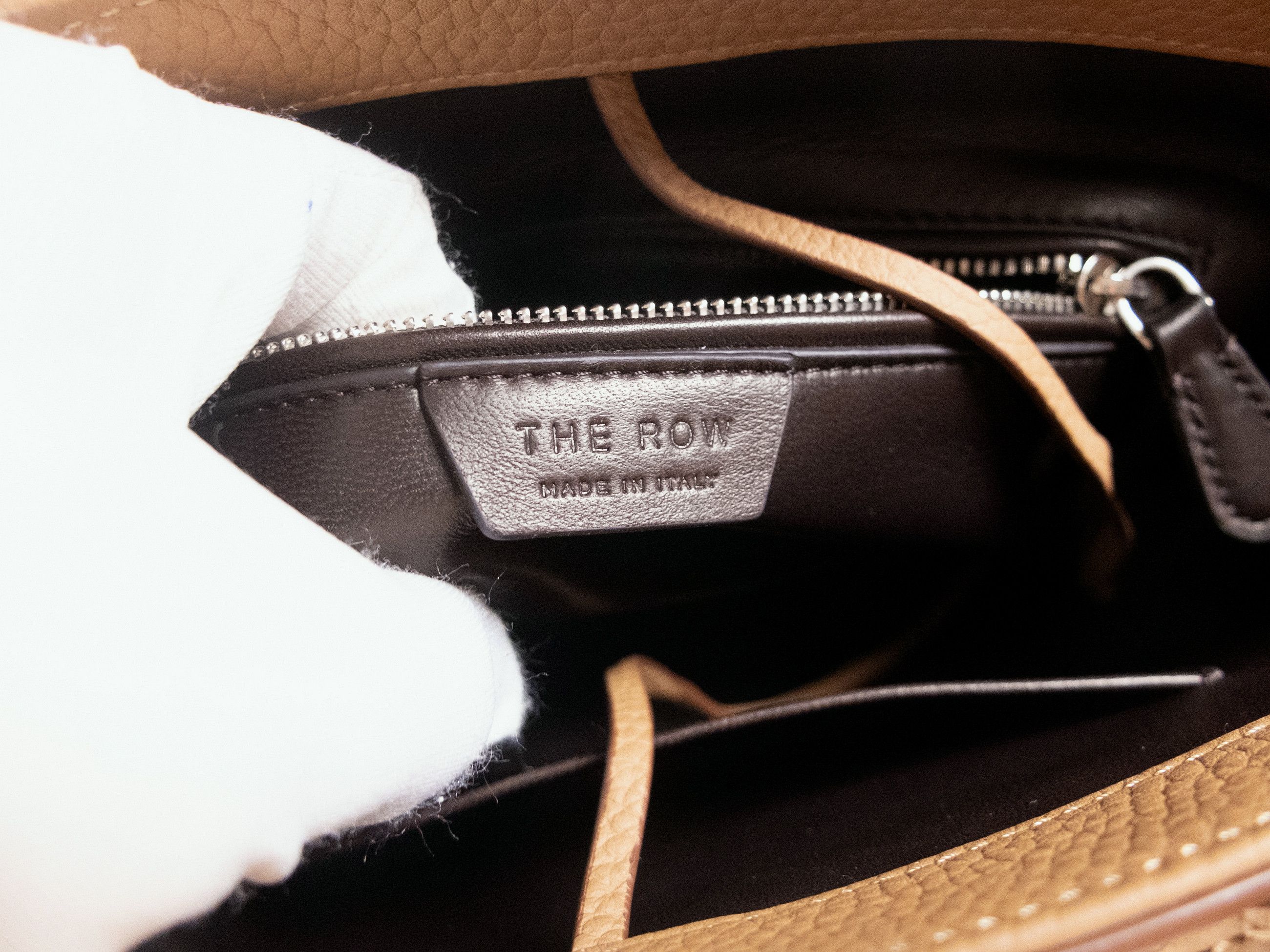 The Row THE ROW Small Day Luxe sandpit brown leather bag handbag q Size ONE SIZE - 10 Thumbnail