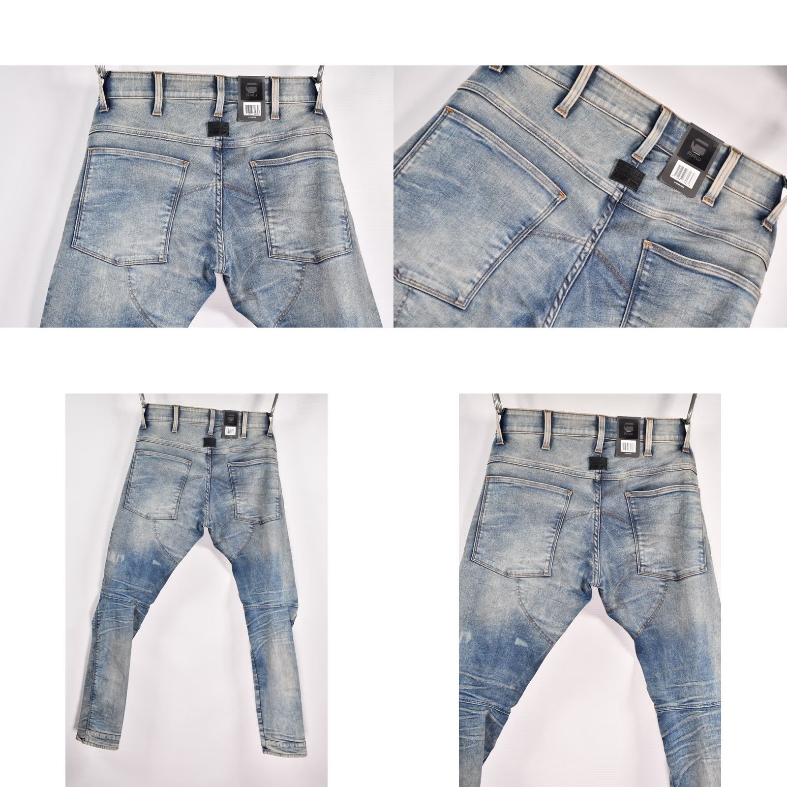G-Star G-Star 5620 3D Zip Knee Super Slim Gavi Superstretch Jeans size W31 L32 Men blue Size US 31 - 8 Thumbnail