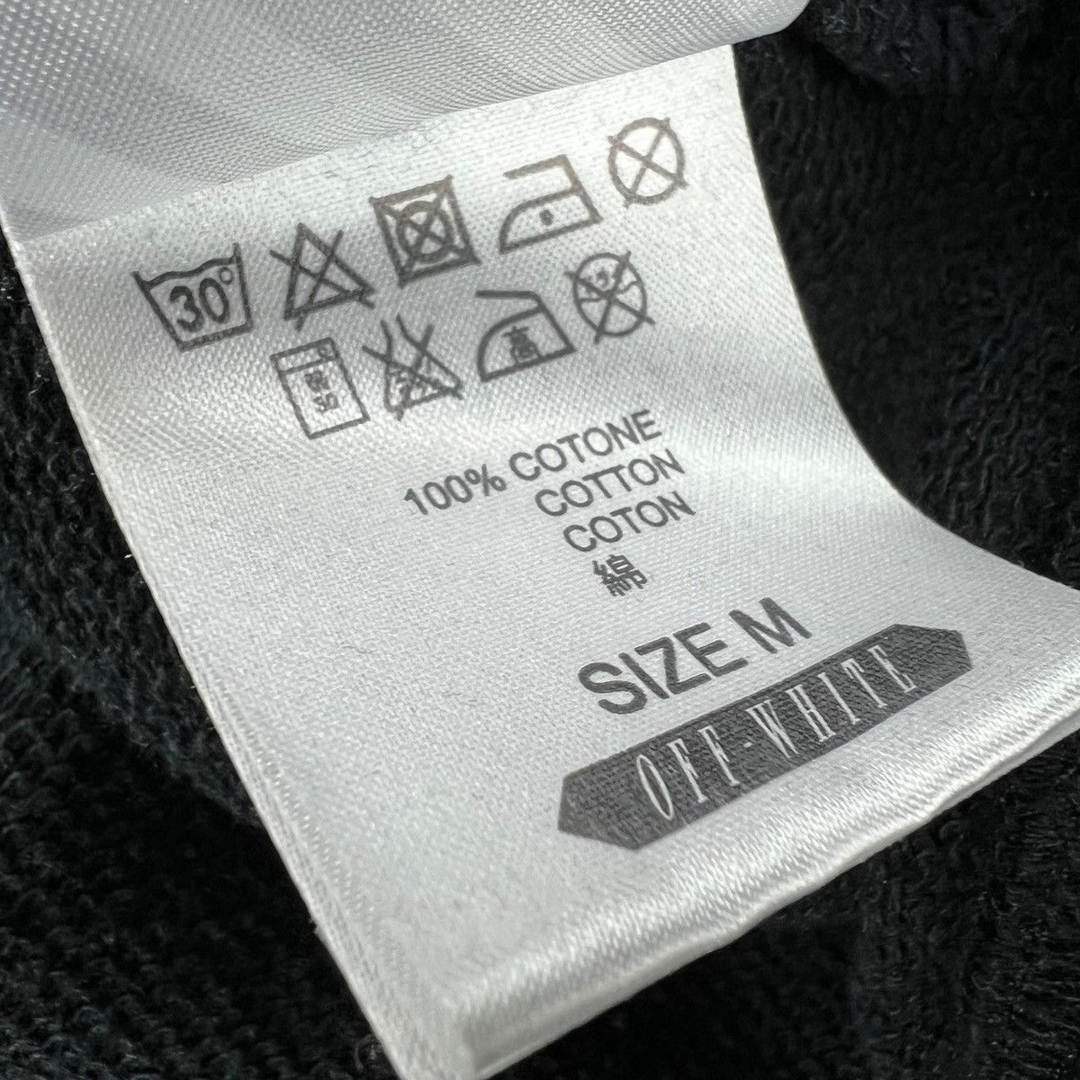 Off-White Off-White Blue Collar Diagonal Hoodie Size US M / EU 48-50 / 2 - 7 Thumbnail