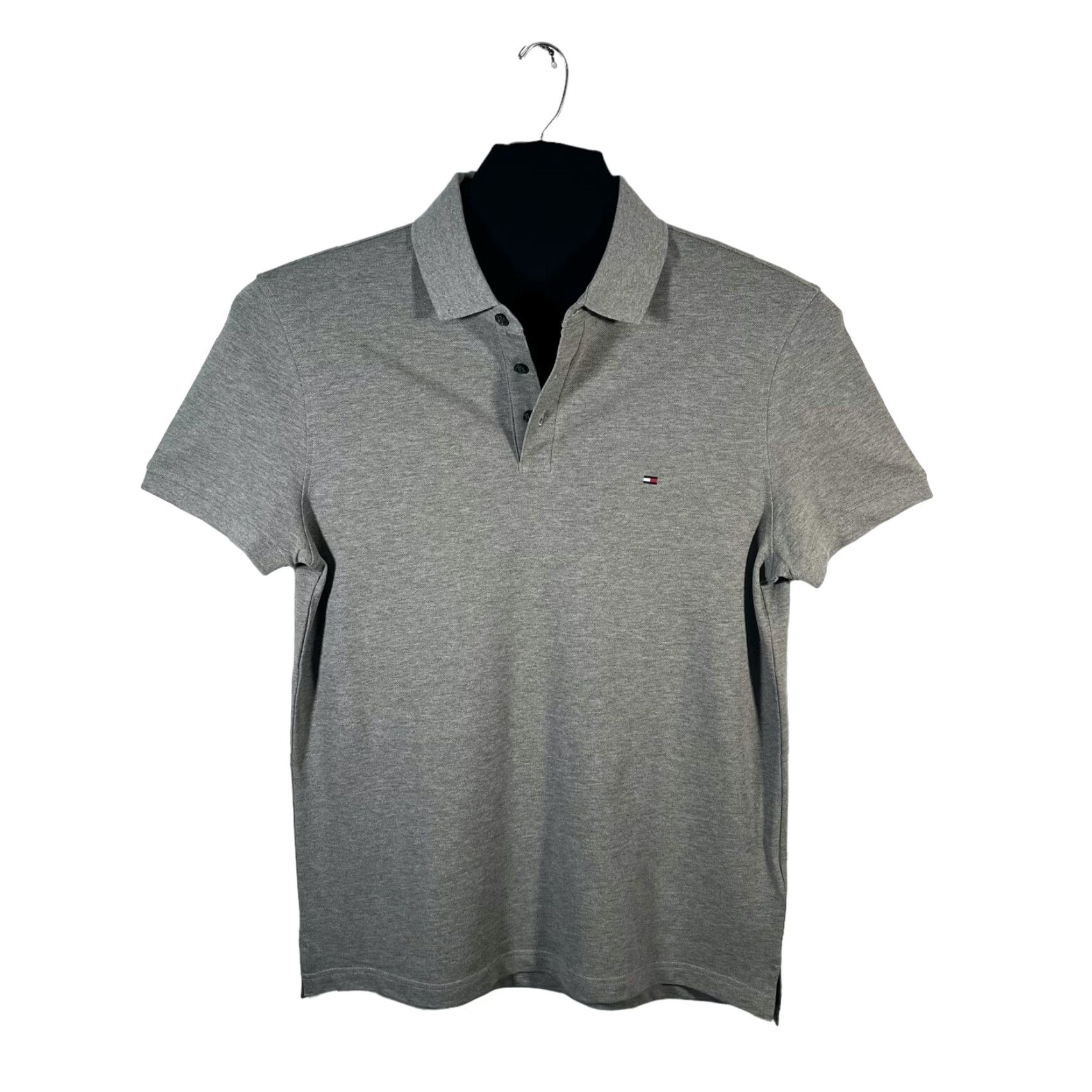 Tommy Hilfiger Tommy Hilfiger Polo Shirt Heather Gray Regular Fit Stretch Fabric Men M Shirt Size US M / EU 48-50 / 2 - 2 Thumbnail