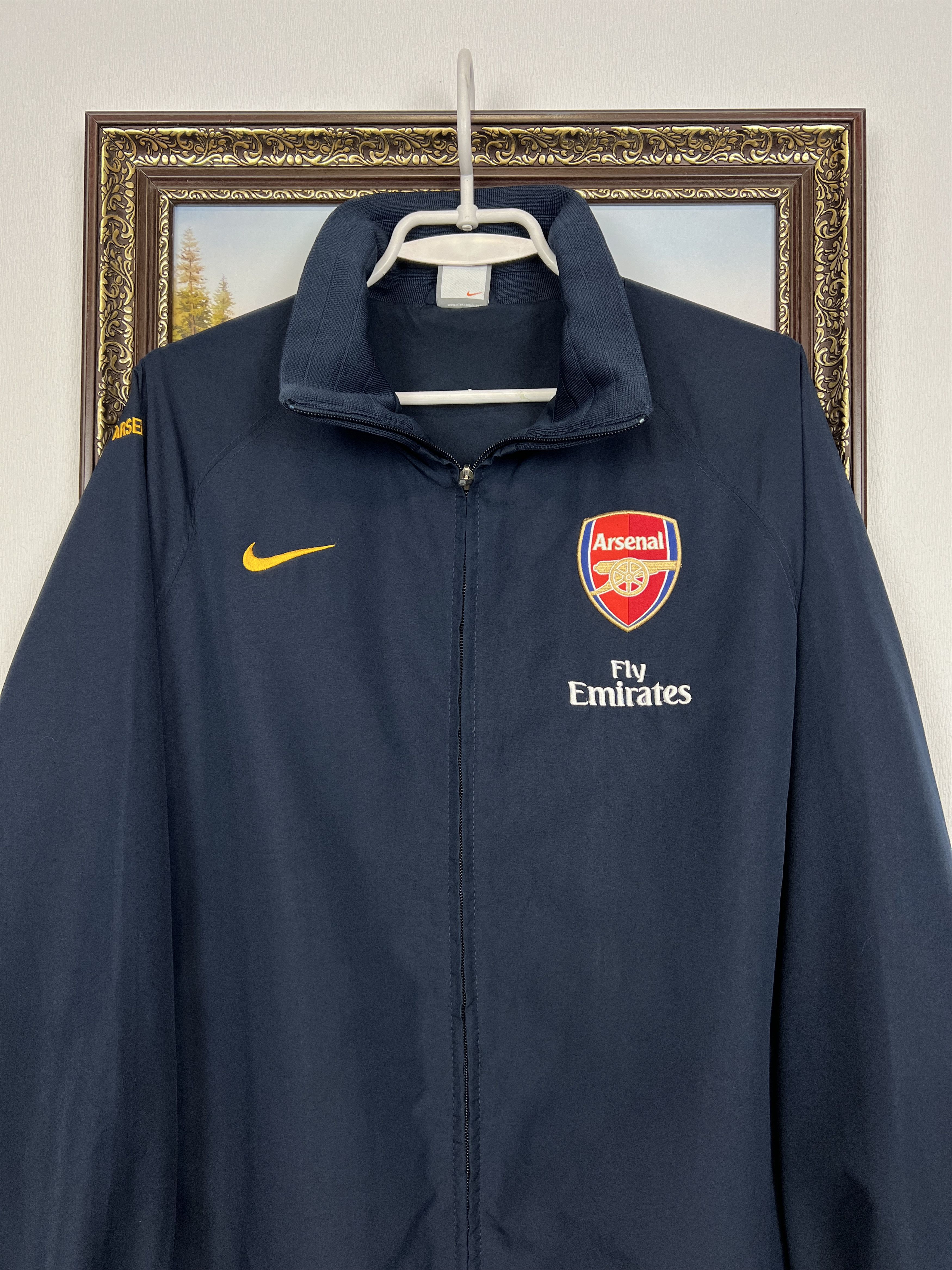 Nike Vintage Nike Arsenal Football Jacket Soccer Track Top Size US L / EU 52-54 / 3 - 2 Thumbnail