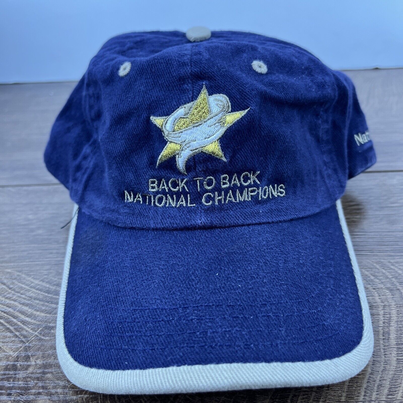 Other Stars Back to Back Champions Hat Blue Hat Adjustable Blue Ad Size ONE SIZE - 1 Thumbnail