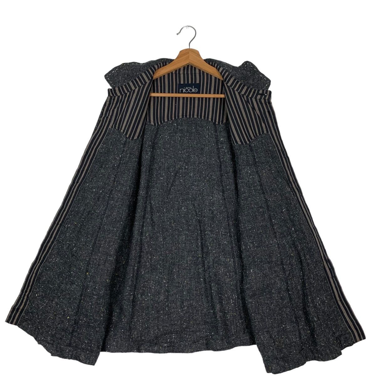 Japanese Brand NICOLE BOUTIQUE Wool Button Jacket #0015-C1 Size US L / EU 52-54 / 3 - 13 Thumbnail