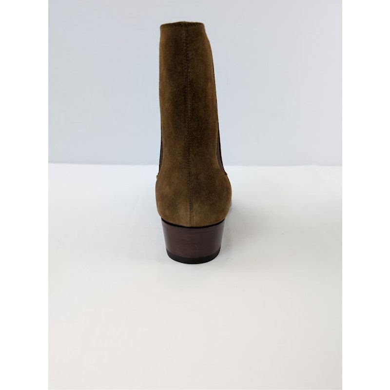 Saint Laurent Paris o1rshd1 Leather Gorain Florence Horsebit Loafer Boots Brown Size US 9 / EU 42 - 18 Thumbnail