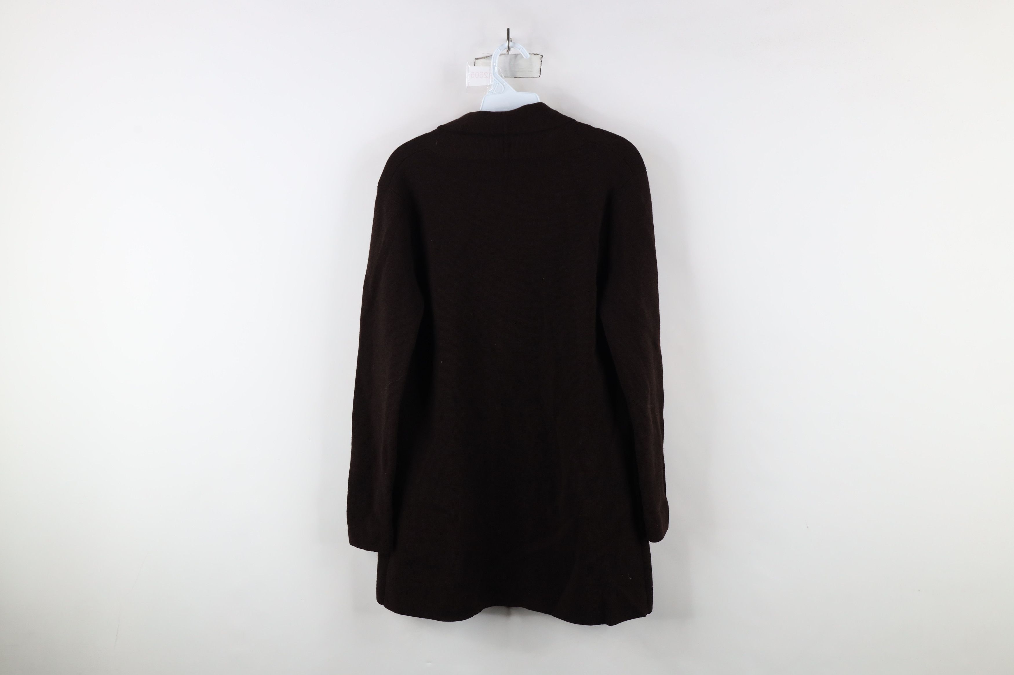 Eileen Fisher × Vintage Eileen Fisher Heavyweight Knit Open Front Cardigan Sweater Size S / US 4 / IT 40 - 8 Thumbnail