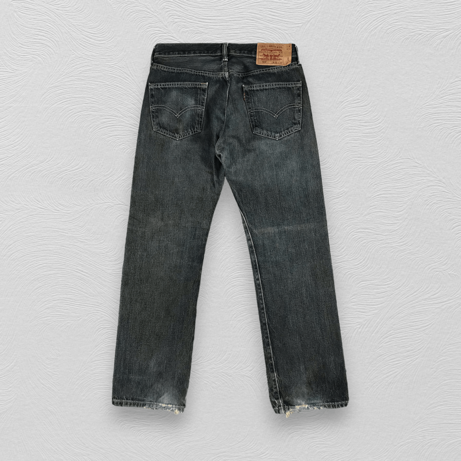 Levi's Vintage Levis 501 Jeans Rusty Blue Denim KJ723 Size US 31 - 2 Thumbnail