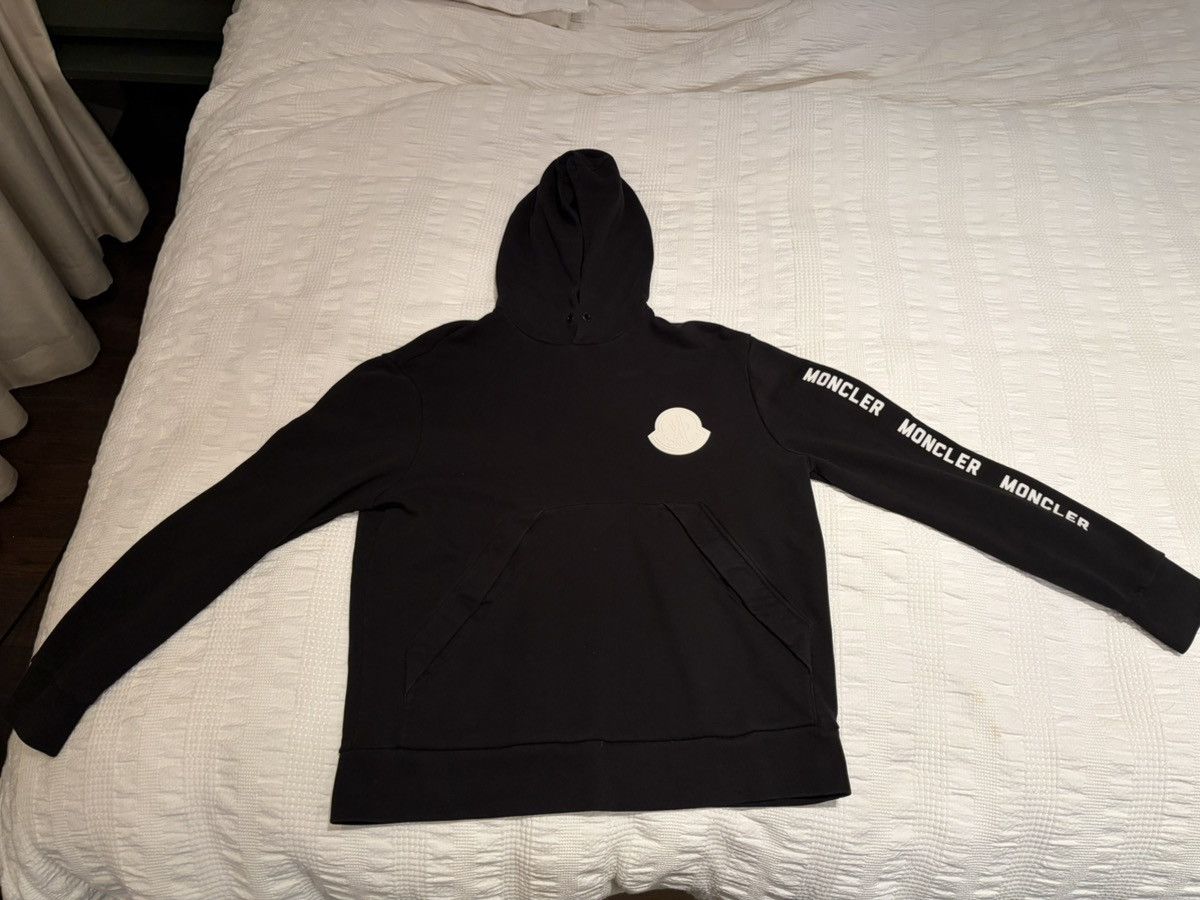 Moncler Moncler Logo Hoodie Black Authentic Size US XL / EU 56 / 4 - 3 Thumbnail