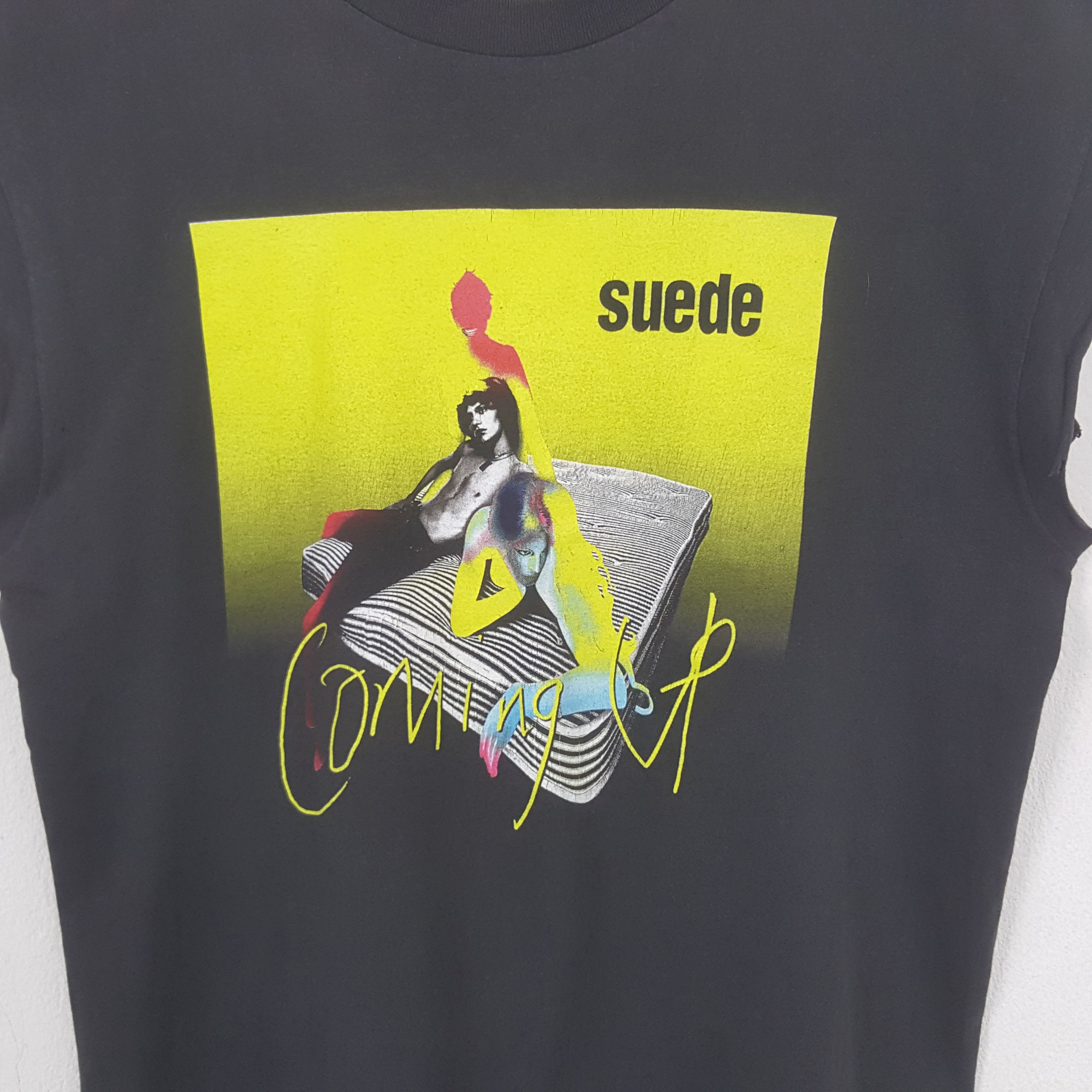 Band Tees Vintage Suede Coming Up English Rock Band Tshirt 32 Size US M / EU 48-50 / 2 - 2 Thumbnail