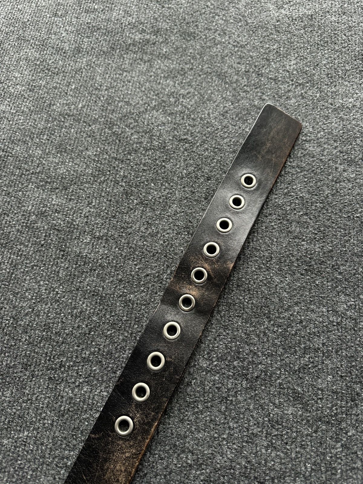 Other 🚨 LEATHER VNTG TRIUMPH MOTORCYCLE BELT RARE MOTO Size ONE SIZE - 6 Thumbnail