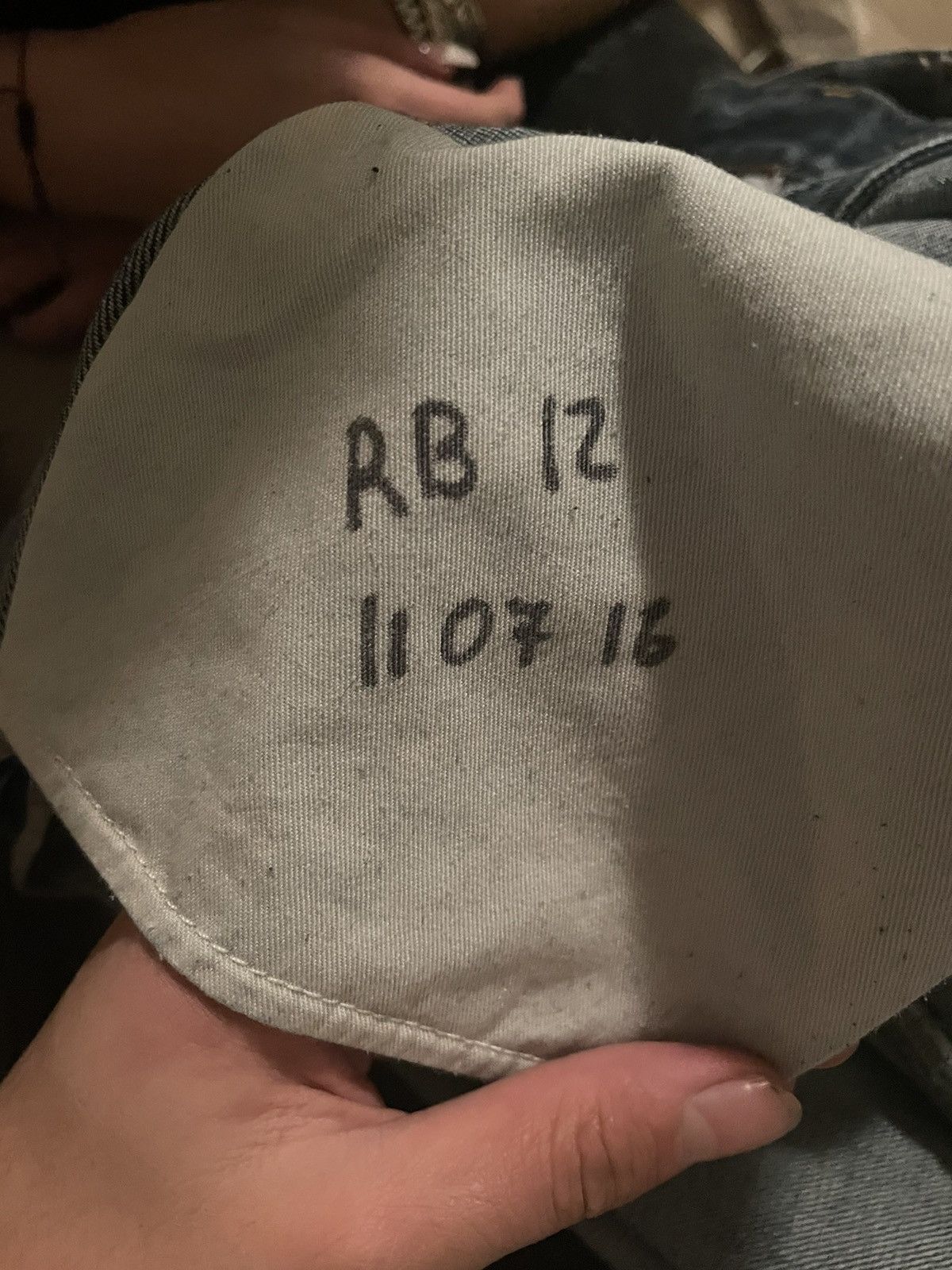 Hedi Slimane × Saint Laurent Paris Saint Laurent 2016 sample with handwriting Size US 28 / EU 44 - 2 Thumbnail