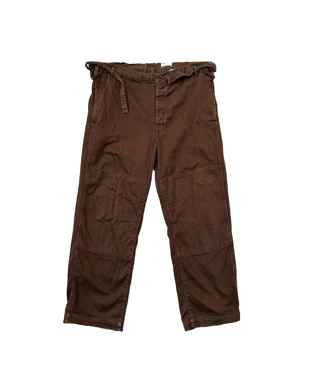 Lemaire Lemaire drawstring judo trousers in brown Size US 34 / EU 50 - 1 Thumbnail
