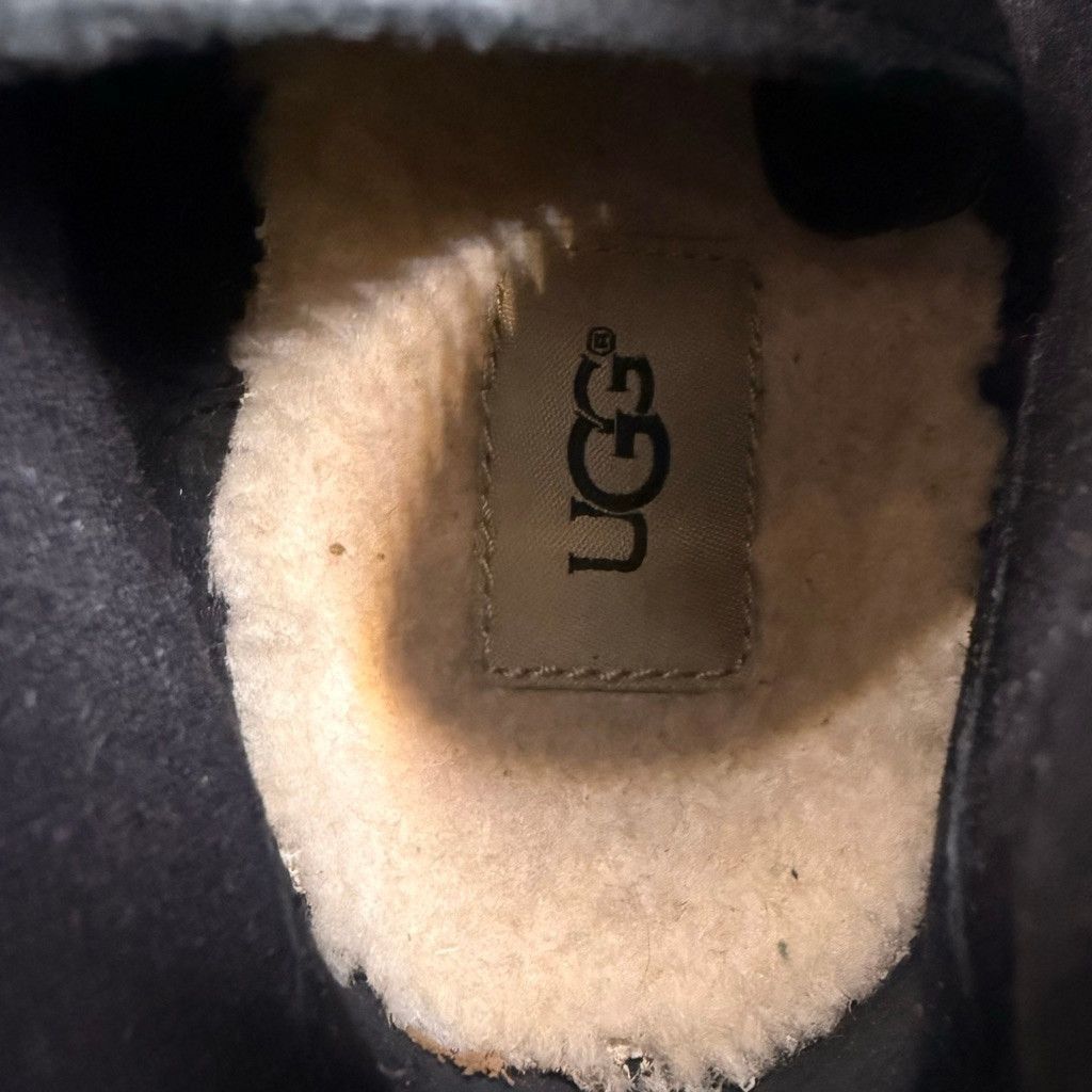 Ugg Men's UGG Black Suede Chukka Boots Size 11 with White Soles Size US 11 / EU 44 - 9 Thumbnail