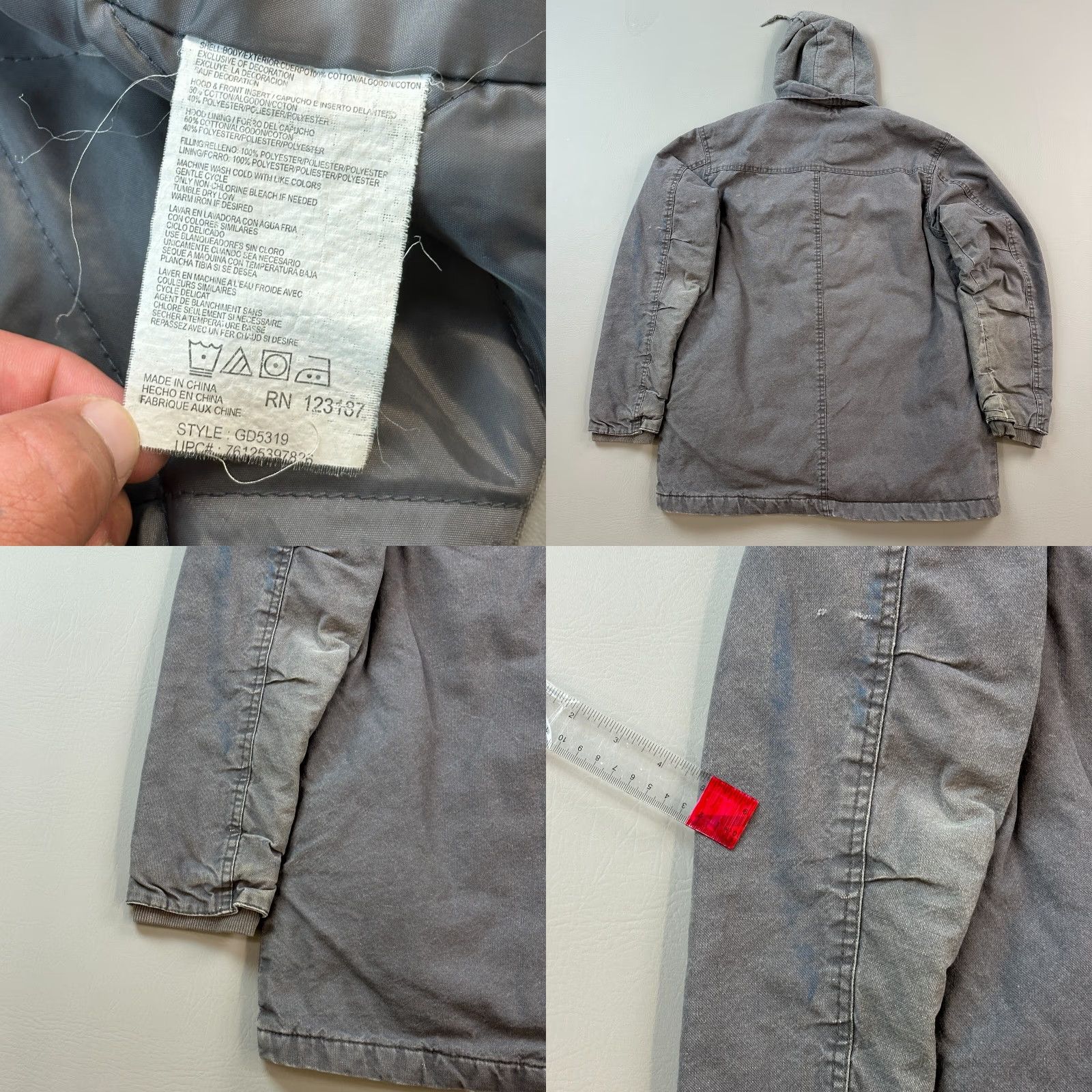 Dickies Dickies Jacket Mens Small Duck Canvas Quilt Lined Hooded Work Wear Distressed Jacket Mens Small Duck Canvas Quilt Lined Hooded Work Wear Distressed Size US S / EU 44-46 / 1 - 8 Thumbnail