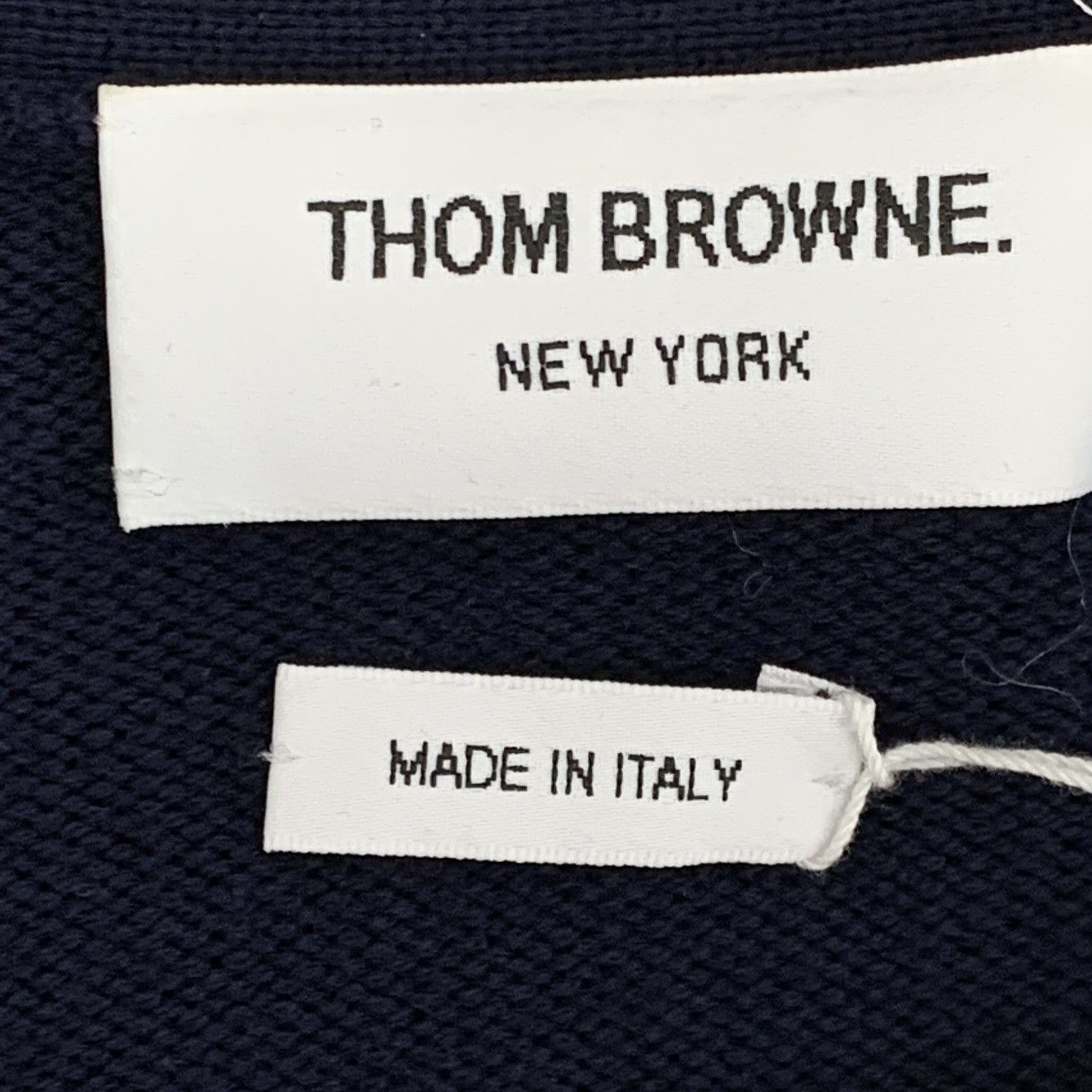 Thom Browne Thom Browne Wool Cardigan Navy (4) Size US XL / EU 56 / 4 - 5 Thumbnail