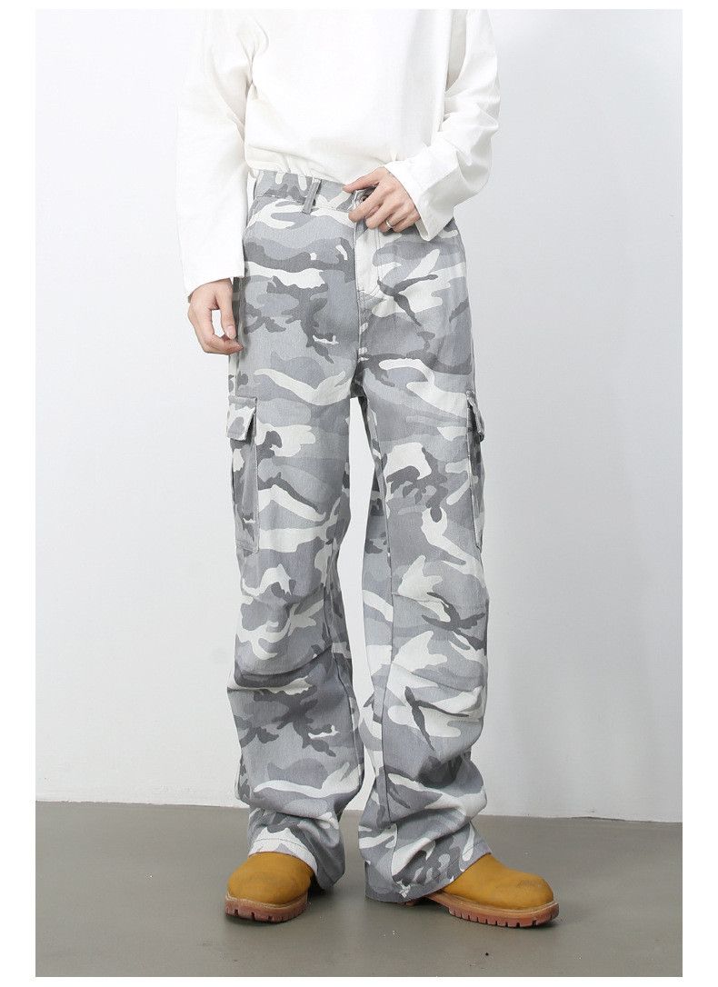 Japanese Brand Vintage loose high street camouflage cargo jeans Size US 32 / EU 48 - 2 Thumbnail