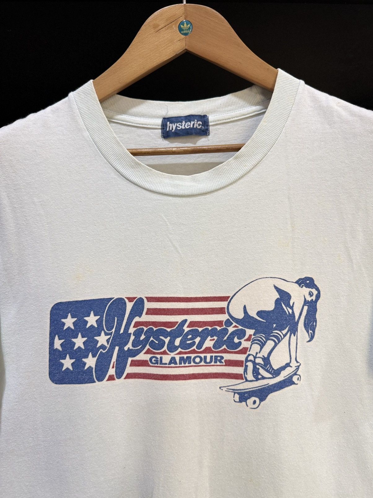 Hysteric Glamour Vintage 90s Hysteric Glamour Girl Nekad Skateboard Faded Tee Size US M / EU 48-50 / 2 - 2 Thumbnail