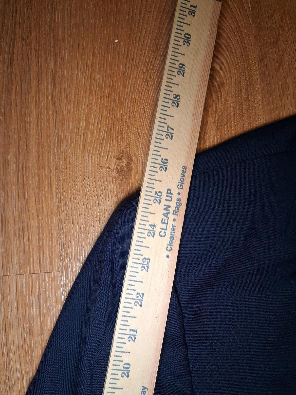 Hart Schaffner Marx Hart Schaffner Marx Blazer Mens 48R Navy Gold Buttons Wool Size 48R - 12 Thumbnail