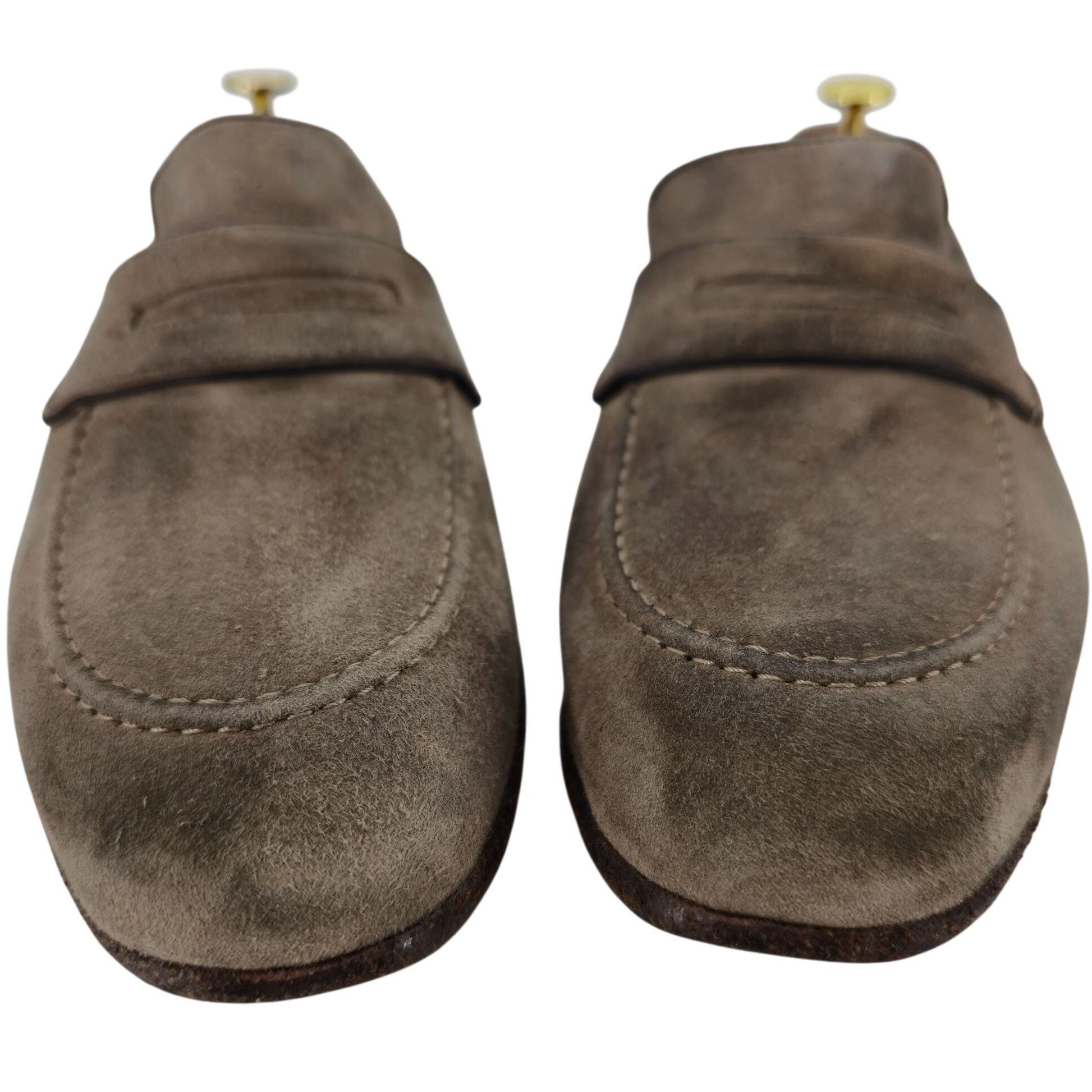 Other Andrea Ventura Firenze Mens 8.5D Tan Soft Suede Dress Shoes Size US 8.5 / EU 41-42 - 10 Thumbnail