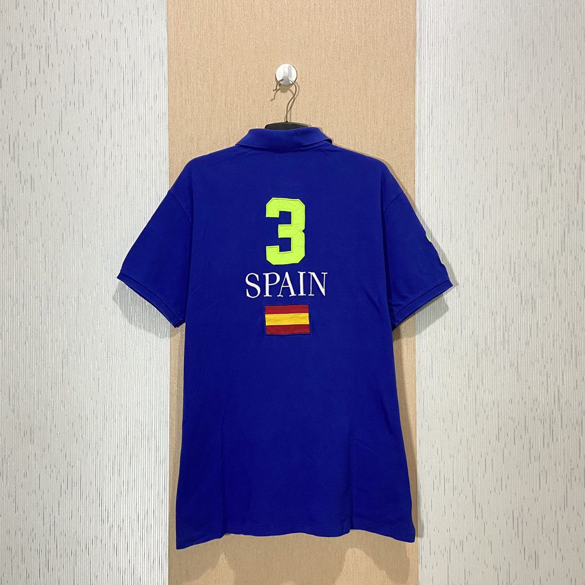 Polo Ralph Lauren Ralph Lauren Spain Big Pony Polo Shirt Size US XL / EU 56 / 4 - 2 Thumbnail