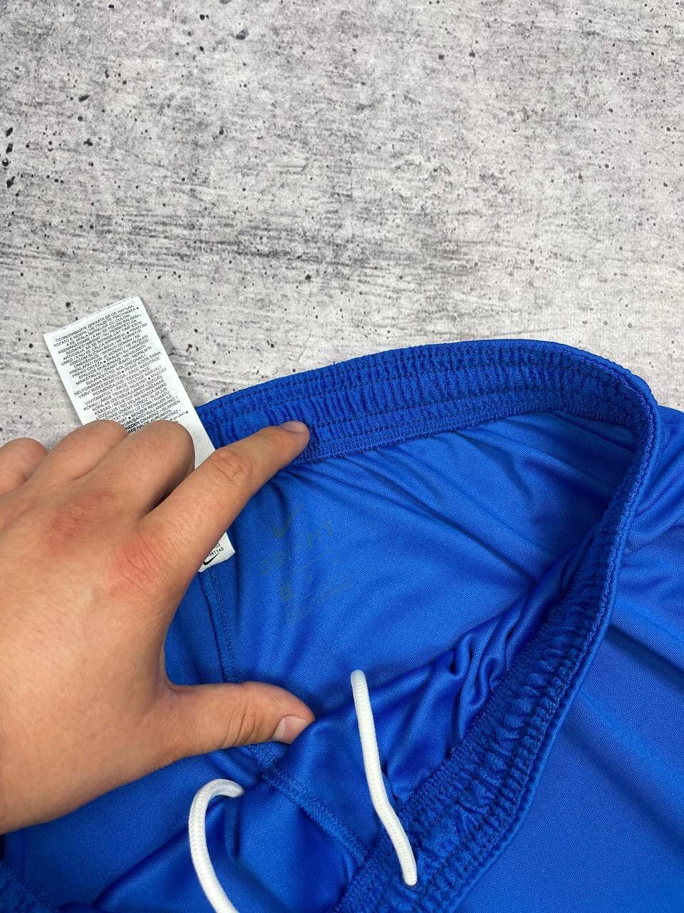Nike × Vintage Vintage Nike 90’s Y2K Style Drill Blue Soccer Casual Shorts Size US 36 / EU 52 - 10 Thumbnail