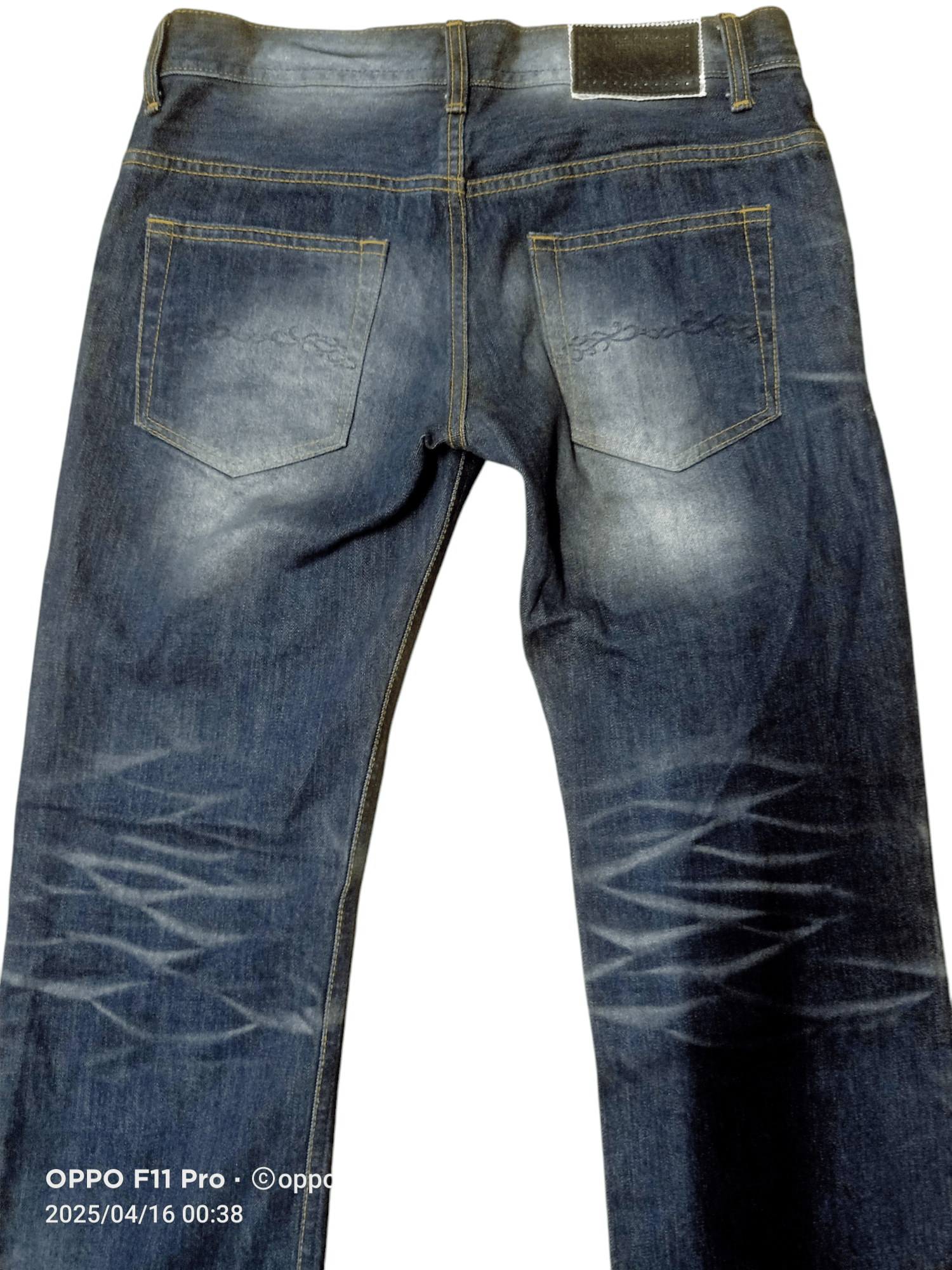If Six Was Nine × Le Grande Bleu (L.G.B.) Midas 9 XL FlareDenim HoneyCum Design Size US 33 - 3 Thumbnail